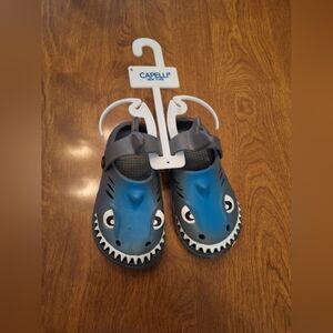 Capelli Brand, toddler shoes, Shark Design, size 8. New, Never Worn.